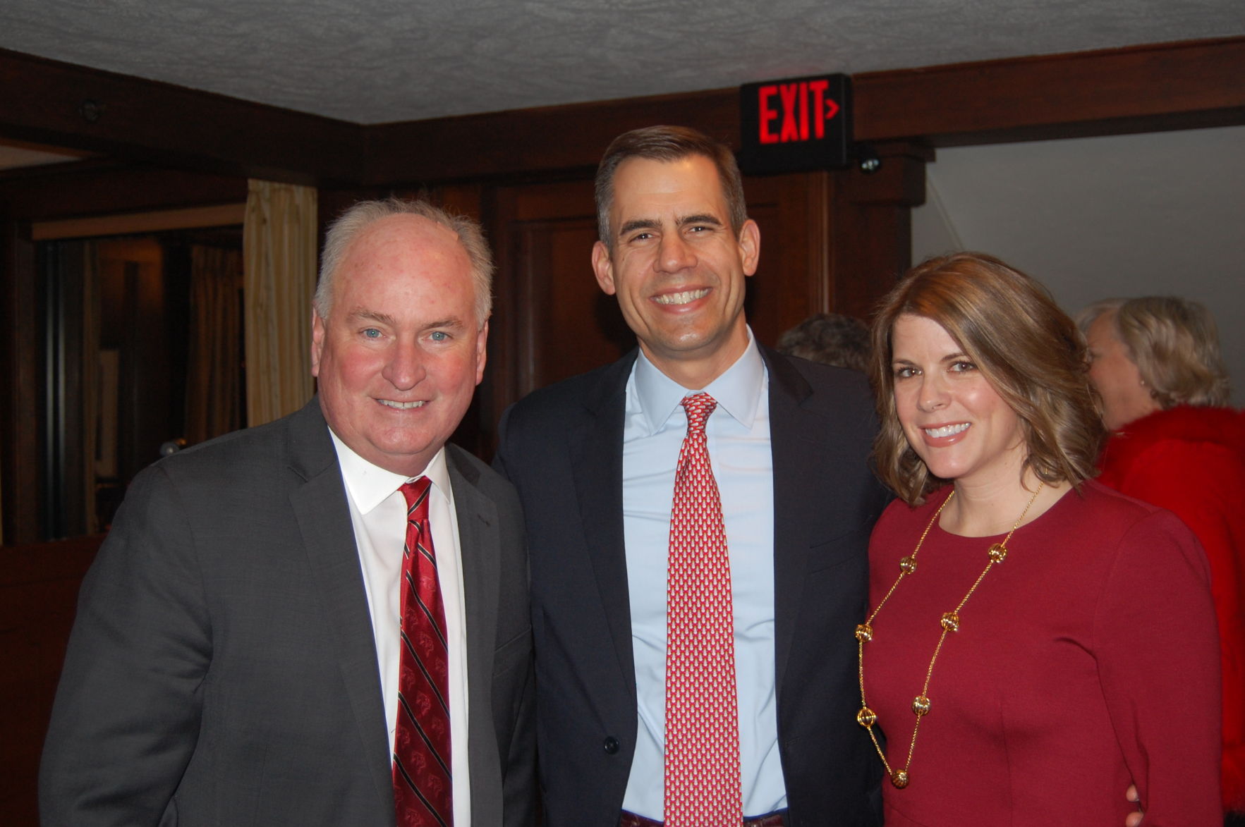 State Rep. Dan Brady, Jared and Nikki Hall
